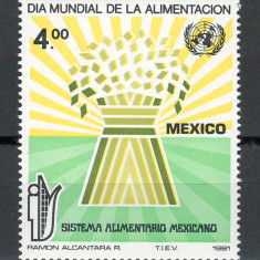 Mexic 1981 MNH - Ziua Mondiala a Alimentatiei, nestampilat