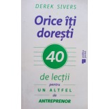 Derek Sivers - Orice iti doresti (Editia: 2016)