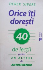 Derek Sivers - Orice iti doresti (Editia: 2016) foto