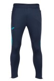 Pantaloni Barbati Joma Championship VII Turcoaz - Talie Elastica, Buzunare cu Fermoar, Material Polar Interior