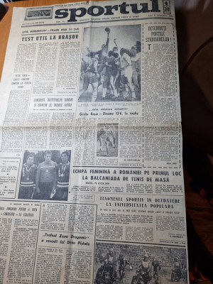 sportul 6 octombrie 1969-fotbal metalul bucuresti,CSM sibiu foto