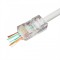 MUFA RJ-45 LOGILINK pt. cablu UTP, Cat5e, RJ-45 (T), neecranat, plastic, 100 buc, &quot;MP0002&quot;