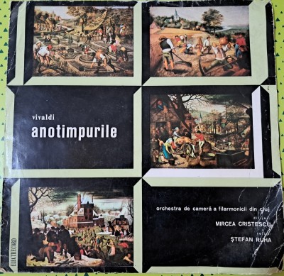 Disc Vinil - Vivaldi- Anotimpurile -Electrecord - ECE 0326, ST-ECE 0564 foto