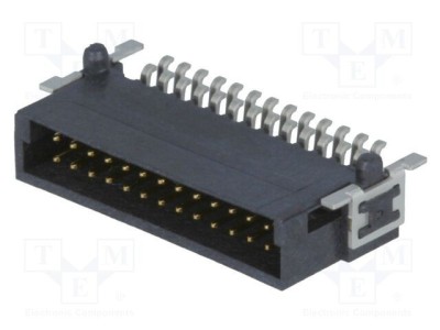 Conector HARTING har-flex&amp;reg; 26 pini SMT 150V AC orizontal PCB soclu tată foto
