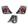 Set stopuri Spate Honda Civic (Eu), 02.2003, Model Cu 3 Usi, partea Stanga+Dreapta, negru, transparent; fara soclu bec; tuning; Omologare: ECE, Taiwan