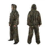 Costum de Camuflaj din fibre sintetice pentru Airsoft, Vanatoare - 3D Maple Leaf Bionic Ghillie , NEFOLOSIT .