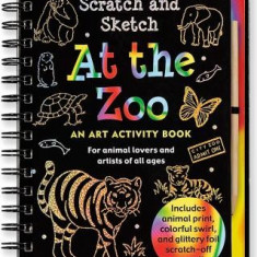 At the Zoo: An Art Activity Book for Animal Lovers and Artists of All Ages [With Wooden Stylus]