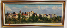Peisaj Constanta -Valea portului Peninsula pictura foto