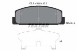Set placute frana disc Mazda 323 F VI, 323 S VI, 6, 626 III, 626 V, Premacy, Rx-7 I, Rx-7 II, Rx-7 III Motor 1.1, 1.3, 1.3 16V, 39.5x107.8x13.6mm,