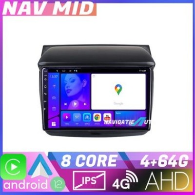 Navigatie Mitsubishi L200 2006 2014 KIT 094 EDOTEC-LITE Android Ecran 720P Octa Core 4 64 Carplay CarStore Technology foto