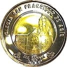 Panama 1 Balboa 2019 - (Biserica Sf. Francisc) Bimetalic, 26.5mm, KM-New UNC !!! foto