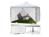 Pavilion de gradina Sunwaal alb, 300 x 300 cm, MalTec 111250