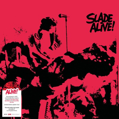 Slade Slade Alive Gatefold Red Black Splatter LP reissue (vinyl) foto