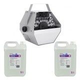 Cumpara ieftin Set Petrecere Masina Baloane si Lichid IdeallStore&reg;, Telecomanda, Argintiu + 10L Lichid Baloane, 60W, 23x23x23cm