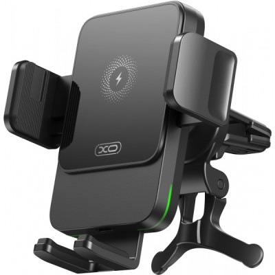 Incarcator Auto Wireless XO Design WX041 Vent, 15W, 1.67A, Negru foto