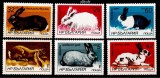 BULGARIA 1986, Fauna, Iepuri, serie neuzata, MNH
