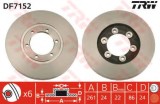 Disc frana KIA K2500 (SD) (2003 - 2016) TRW DF7152