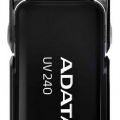 Stick USB A-DATA UV240, 32GB, USB 2.0 (Negru)