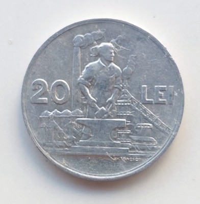 Moneda 20 lei 1951 RPR foto