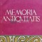 Memoria antiquitatis, vol. 18 - 1992 - Gheorghe Dumitroaia (red.) (E181)