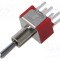 Comutator basculant E-SWITCH DP3T ON-OFF-ON 2A 250VAC 5A 28VDC THT PCB