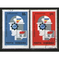 Romania 1969 - colaborarea, serie stampilata
