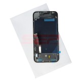 Display LCD Touchscreen cu Rama Apple iPhone XR Negru (Service Pack)