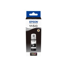 Epson 115 Black , Pigment Ink Refill C13T07C14A, 70 ml, EcoTank L8160 L8180