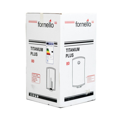 Boiler electric Fornello Titanium Plus 80 litri, 2000 watt, reglaj extern al temperaturii, emailat cu titan foto