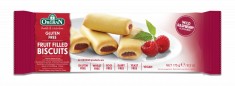 Biscuiti umpluti cu zmeura fara gluten, 175g, Orgran