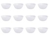 Set 12 Boluri Opal Vervo.Ro, 1.16L, Albe, 18x7.5cm, Rezistente, Microunde, Masina de Spalat Vase