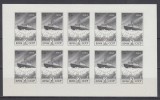 URSS RUSIA 1984 NAVA MARITIMA BLOC DE 10 NEDANTELAT MNH