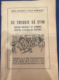 1944, Bucuresti, al doilea razboi mondial, &rdquo;Ce trebuie sa stim despre masurile de aparare contra atacurilor aeriene&rdquo;, bombardamente, aprare pasiva