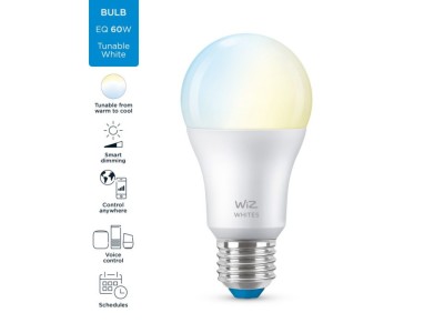 Bec led WiZ Wi-Fi Bluetooth 8W E27 2700-6500K 806lm Philips 8718699787035 foto