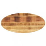 vidaXL Blat de masă oval, 100x50x2,5 cm, lemn masiv de mango