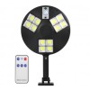 Lampa Solara LED 500W cu Senzor de Miscare, 2400mAh, 12 COB, IP65, Suport, pentru Gradina, Curte, Exterior