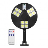 Lampa LED 12COB, panou solar D218, 500W, suport, 2400mAh, senzor