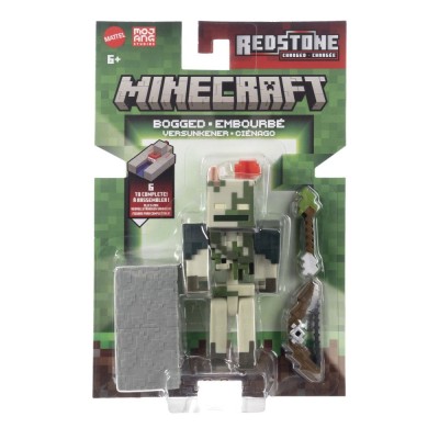 MINECRAFT CRAFT A BLOCK FIGURINA BOGGED 8CM SuperHeroes ToysZone foto