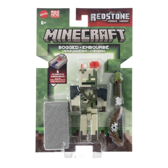 MINECRAFT CRAFT A BLOCK FIGURINA BOGGED 8CM SuperHeroes ToysZone