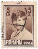 Mihai I, format mare, fara filigran (uzuale), 1928 - 5 L, obliterate x 5 buc., Regi, Stampilat