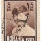 Mihai I, format mare, fara filigran (uzuale), 1928 - 5 L, obliterate x 5 buc.