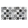 Panou decorativ, PVC, model mozaic, alb si negru, 96x48.5cm GartenVIP DiyLine, Artool