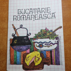 carte de bucate - bucataria romaneasca - din anul 1985 - 300 pagini