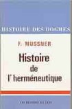 Histoire de l&#039;hermeneutique De Schleiermacher a nos jours Franz Mussner