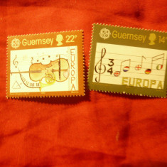 Serie Guernsey 1985 Europa CEPT Anul Muzicii , 2 val.