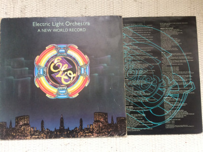Electric Light Orchestra A New World Record disc vinyl lp muzica pop rock VG foto