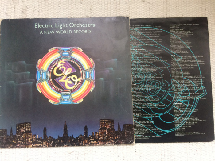 Electric Light Orchestra A New World Record disc vinyl lp muzica pop rock VG