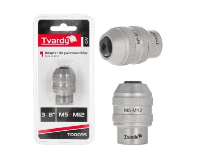 Adaptor pentru tarozi, 3 / 8&amp;quot;, M5-M12, Cr-V, Tvardy T00035 foto