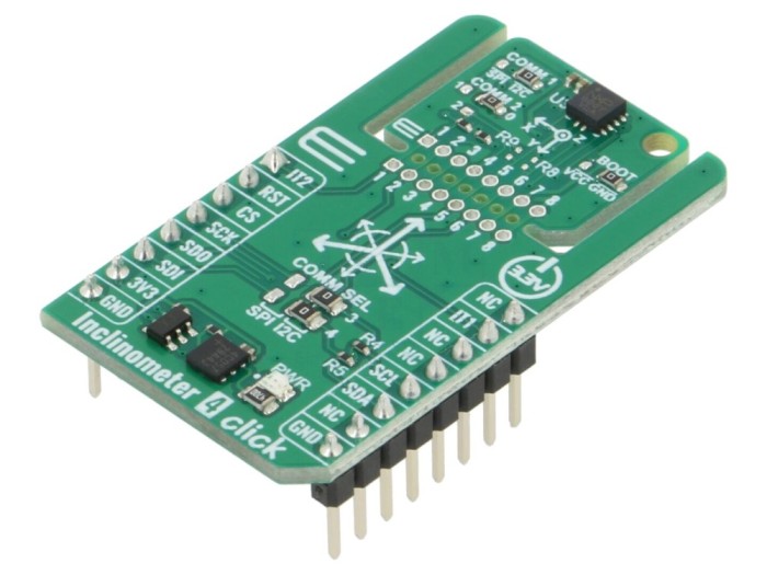 Placă prototip accelerometru FXLS8971CF