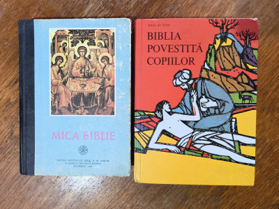 Biblia povestita Copiilor + Mica Biblie / R6P3F foto